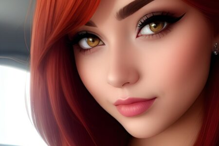 Redhead beauty girl wallpaper amazing eyes