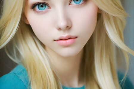 Charming Blonde Angel #62 AI girl