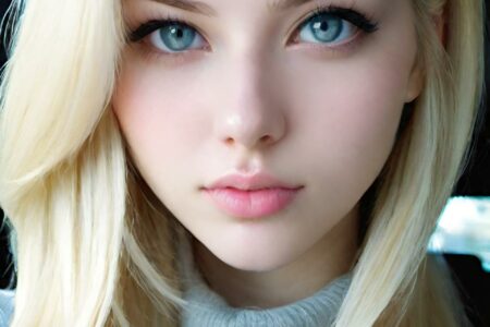 Charming Blonde Angel #69 AI girl