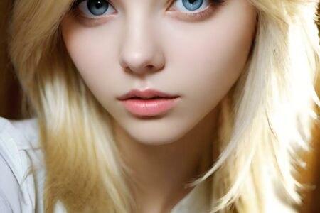 Charming Blonde Angel #75 AI girl