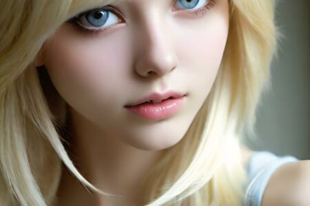 Charming Blonde Angel #92 AI girl