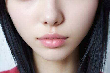 AI girl with black hair wallpaper