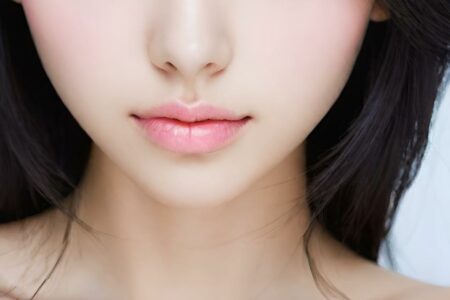 AI girl with black hair wallpaper