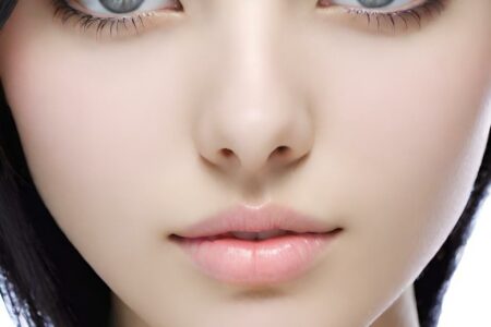 AI girl with black hair wallpaper