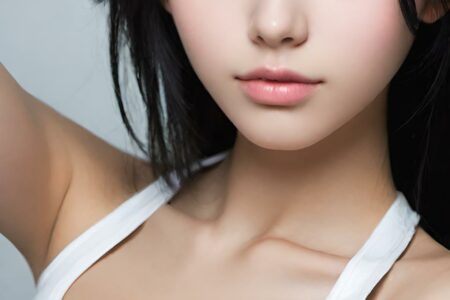 AI girl with black hair wallpaper
