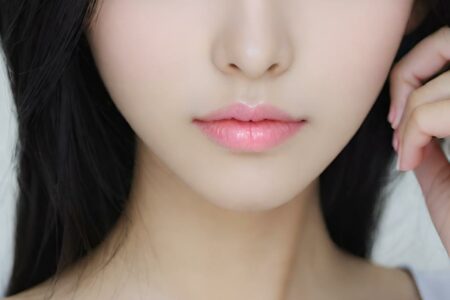 AI girl with black hair wallpaper