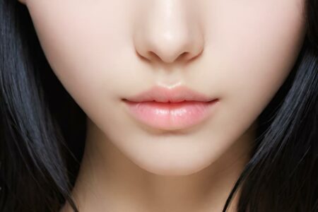 AI girl with black hair wallpaper