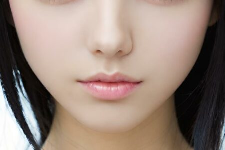 AI girl with black hair wallpaper