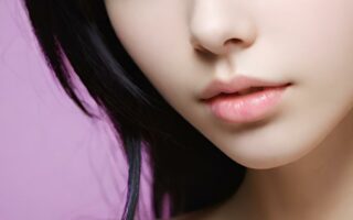 AI girl with black hair wallpaper