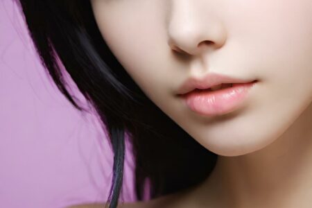 AI girl with black hair wallpaper