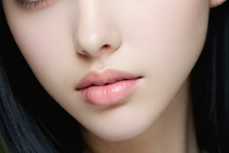 AI girl with black hair wallpaper